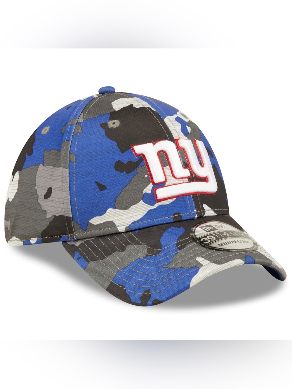 NWOT New Era New York Giants 2022 Training Camp Camo 39THIRTY Flex Hat S/M
